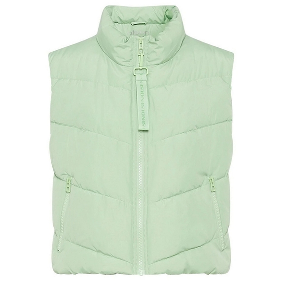 OLSEN Eco-Friendly Light Green Puffer Vest - Picture 3 of 3